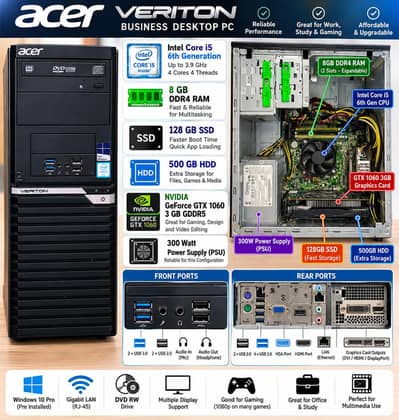 i5 6gen Gaming pc