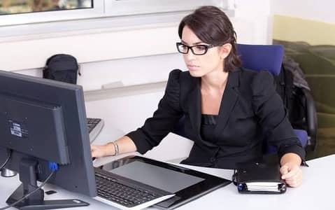 Female office secratary for office work