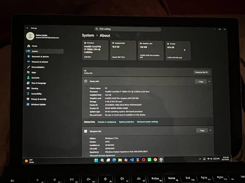 Microsoft surface pro 5 2