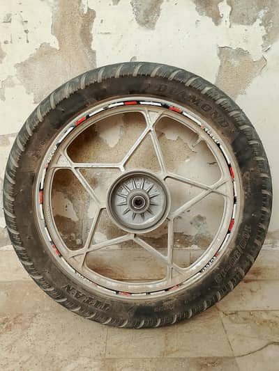 Suzuki GS Alloy Rear Wheel,