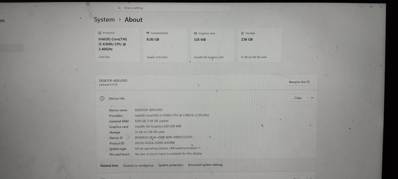 core i5 6generation 0