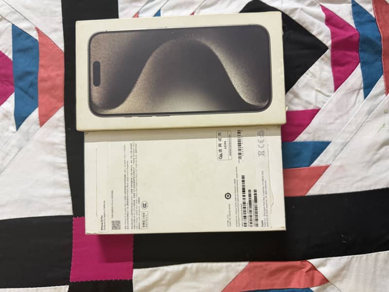 IPhone 15 pro box only 1