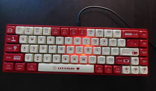 AJAZZ X NACODEX Gaming Keyboard for sale with type c cable