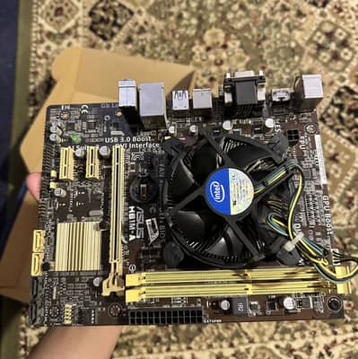 Intel Core i5-4590 (4th Gen) + ASUS H81M-A Motherboard + Intel Cooler