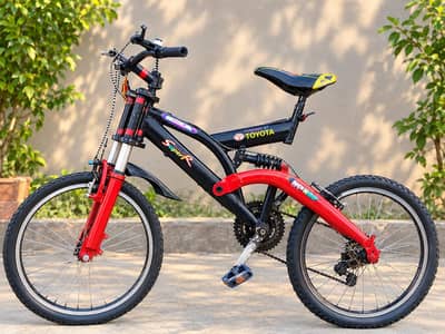 used cycle/double sided jump/heavy body/excellent condition.