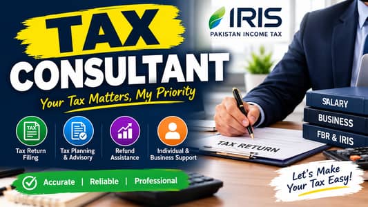 Tax Consultant Se Apna Tax Return File Karwain 03200643145