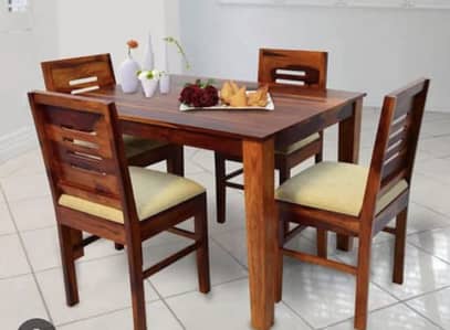 Dining Table 4 seated | Pure Solid |Ash Wood|