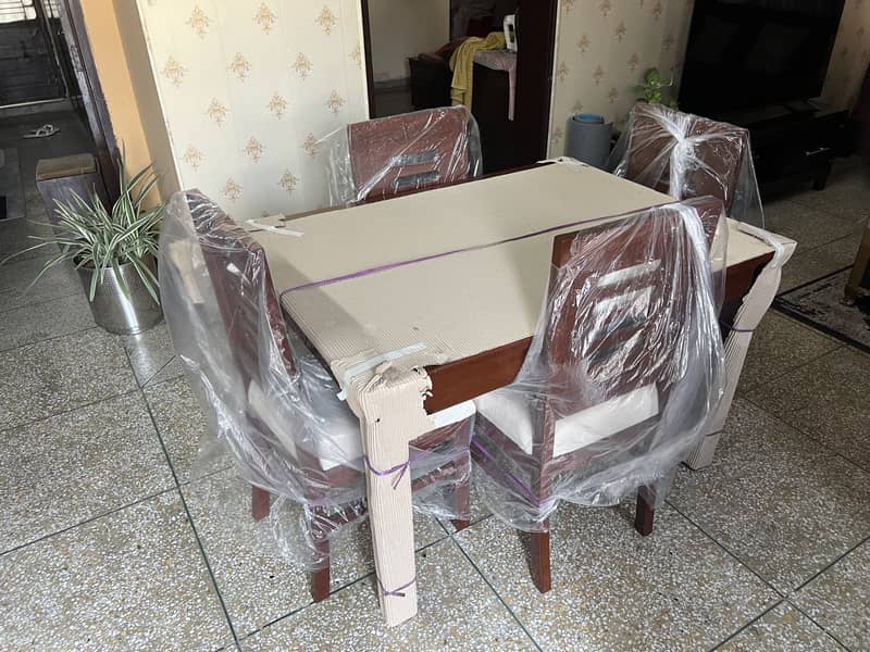 Dining Table 4 seated | Pure Solid |Ash Wood| 4