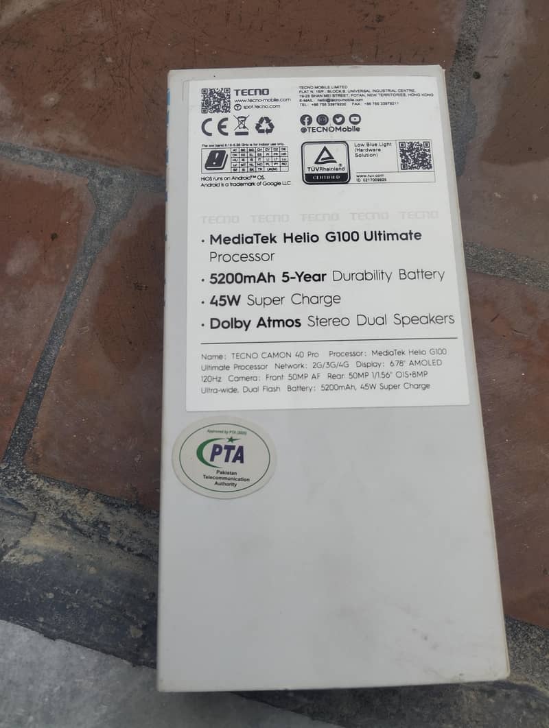 Tecno CAMON 40 Pro 8