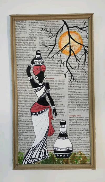 Hande made decorations piece and and embroidery