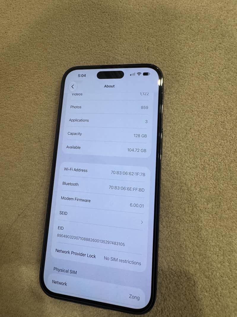 iPhone 14 Pro Max sim working 9