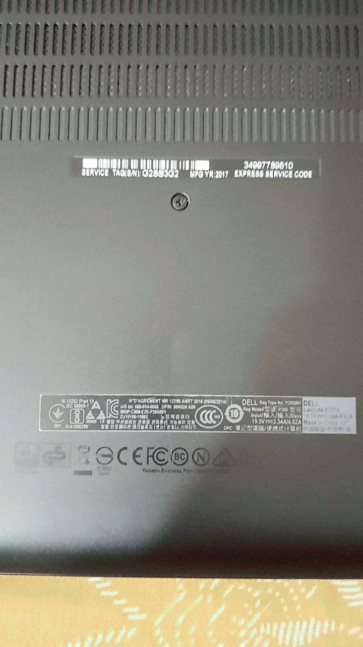 Dell latitude E7270 4