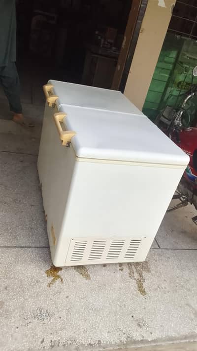 Haier freezer double door no open no repair genuine 100% ok