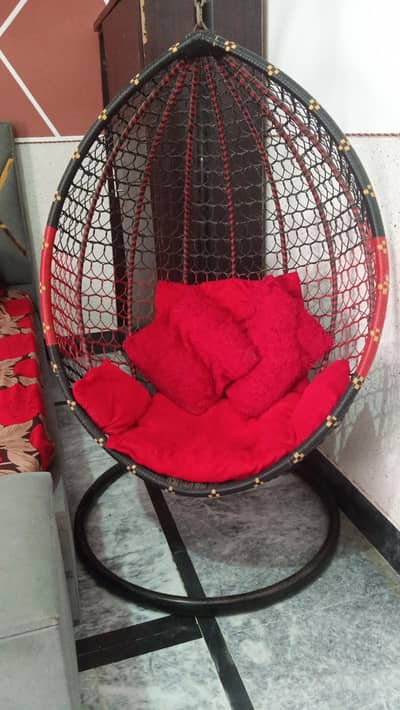 Hanging Egg Swing Chair with Stand – Good Condition