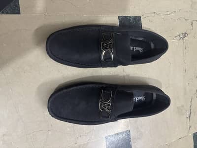 Shoe Land loafers black color