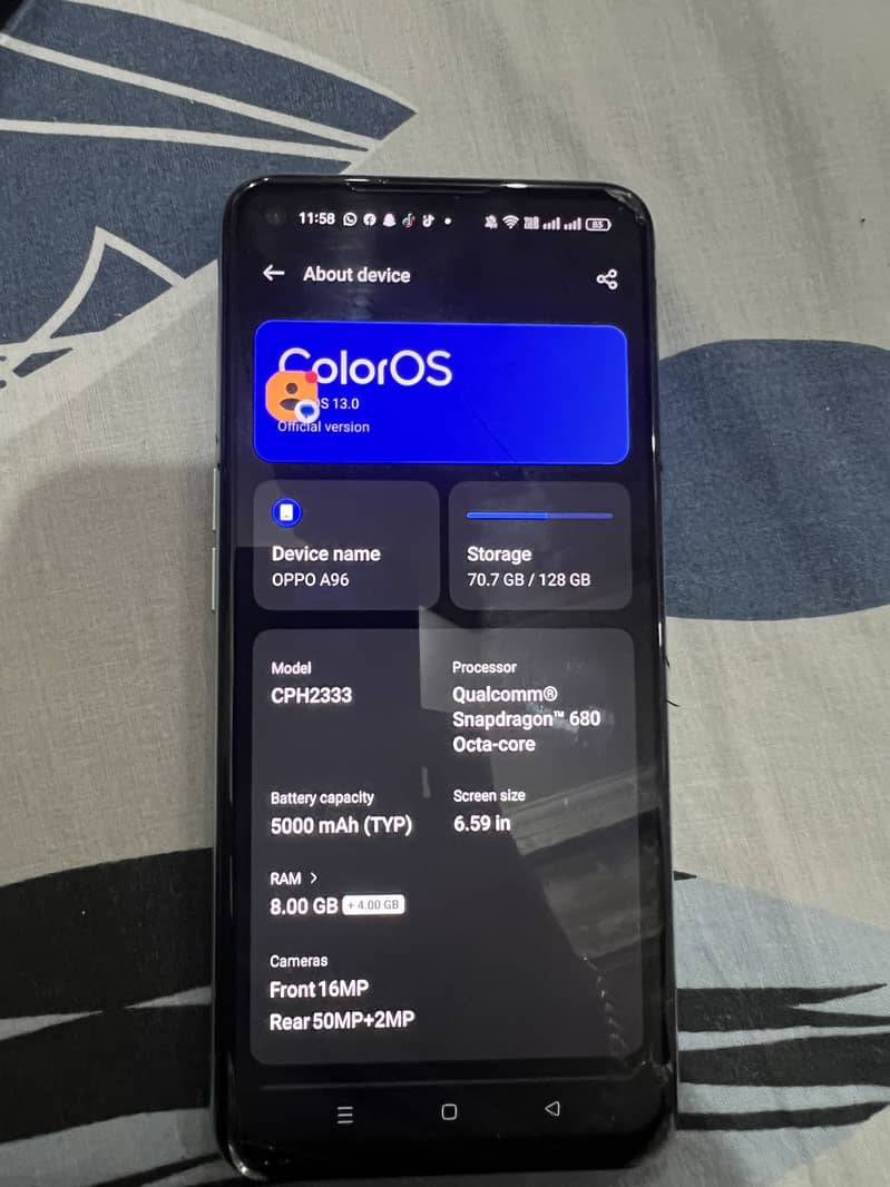 OPPO A96 5