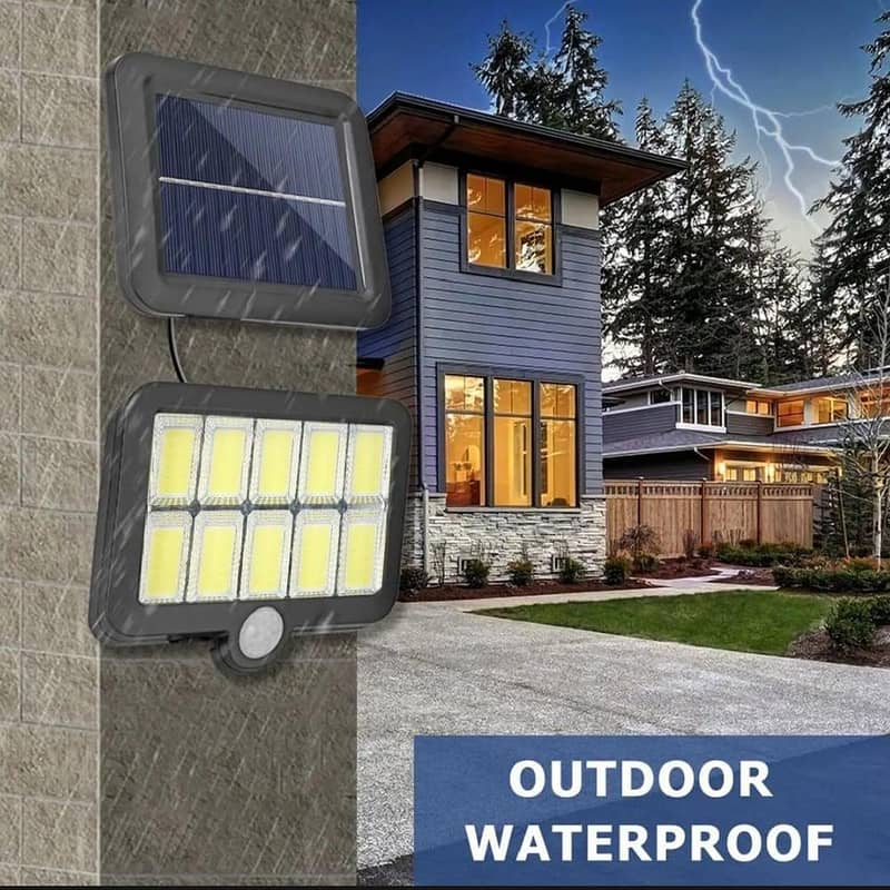 Solar powered wall light 4