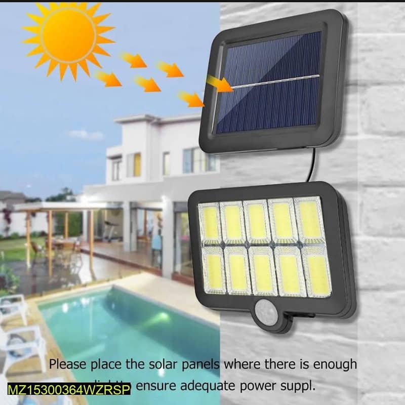Solar powered wall light 5