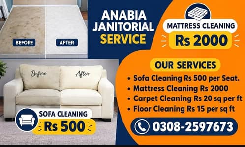 Deep cleaning/Sofa Cleaning/Carpet cleaning/Mattres Cleaning karachi