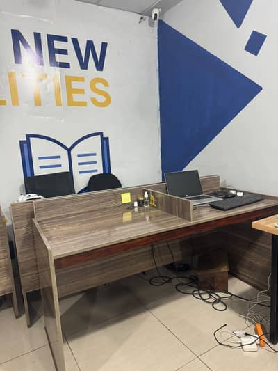 Workstation Set for 6 people -3 office table complete setup\5 chairs