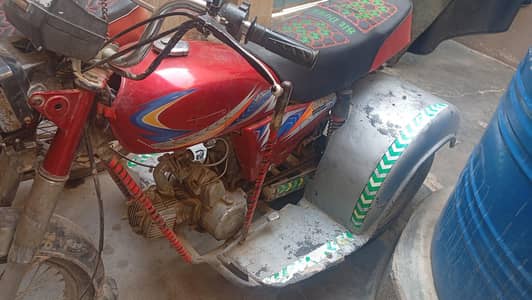 Motorcycle for disable person
