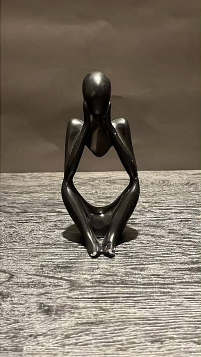 Black decor pieces set of 3 diff available