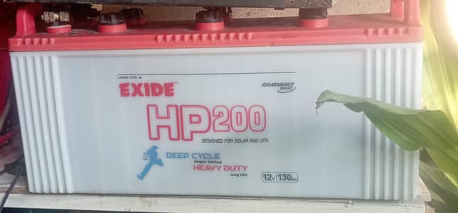 Battery Exide HP 200 100%Working 1year Old