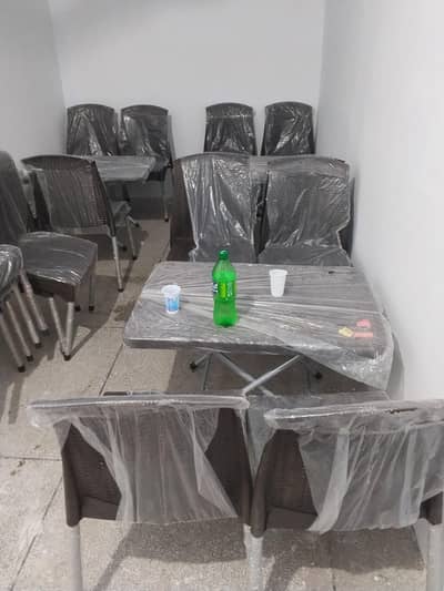 Chair table set For Fast Food shop