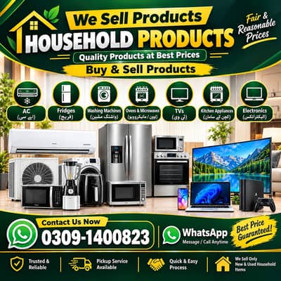 Used Fridge, AC, TV, Washing Machine & Electronics Buyers