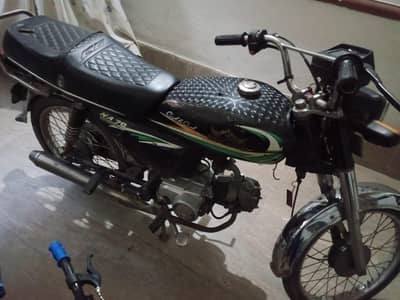 New Asia NA 70cc Home used Bike for Sale Black