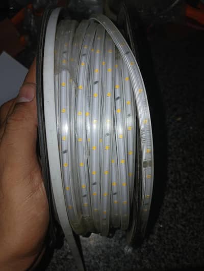 Rope light stripe light bundle warm and red