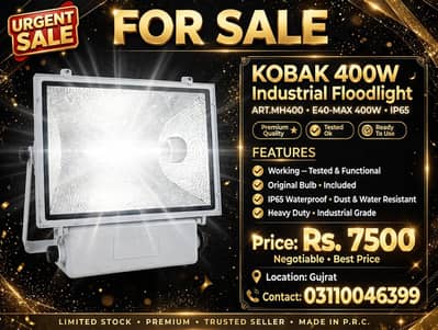 Outdoor Security & Floodlight For Sale