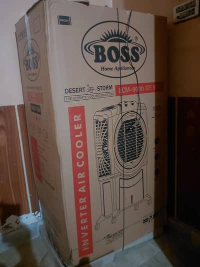 Boss air cooler ECM-9000,Used only 3 months. purchased in Imtiaz mega