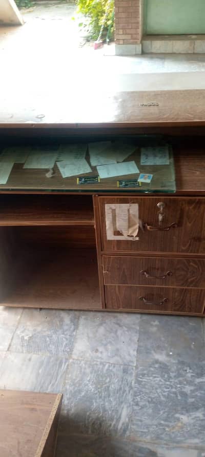 a good office table with channel