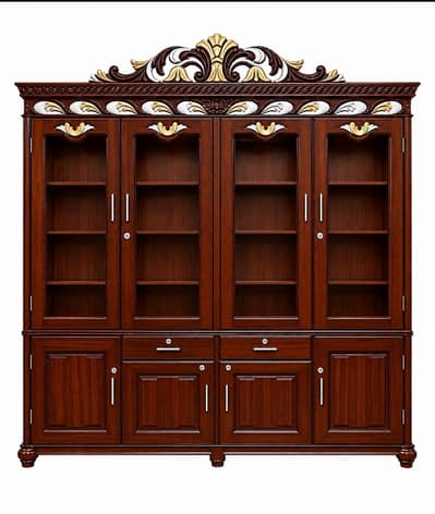 Wide Showcase with drawers and doors with locks