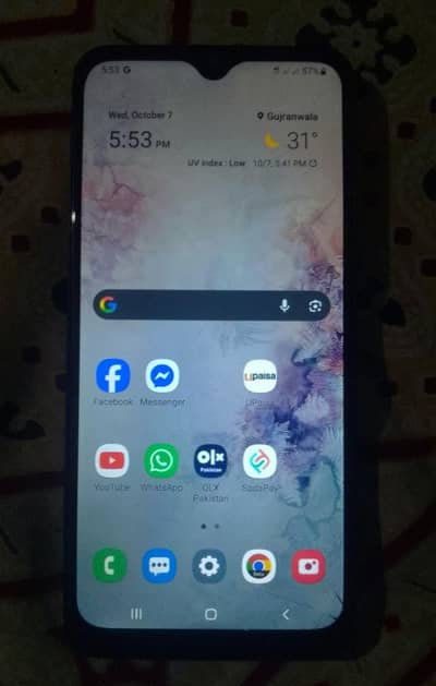 Samsung Mobile A20.         only mobile