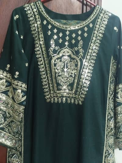beautiful new khaddar outfit party wear