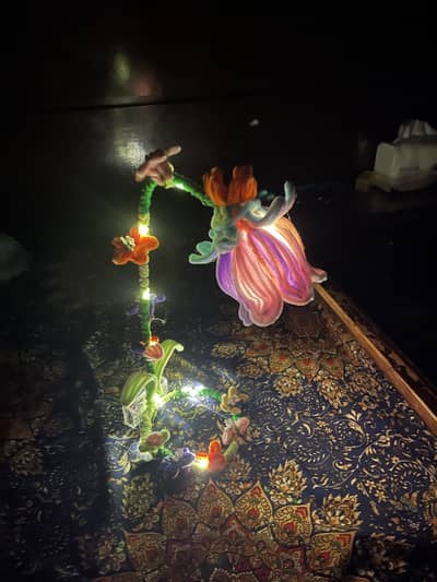 Hand made flower led lamp