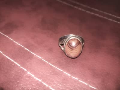 925 Silver Sulemani Aqeeq Ring – 9 Gram – Men’s Ring