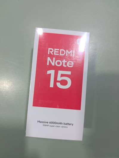Xiaomi Redmi Note 15 Pro Brand New PTA approved Non Active