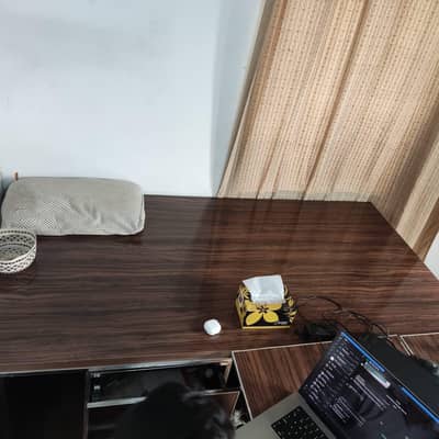 chair and computer tables