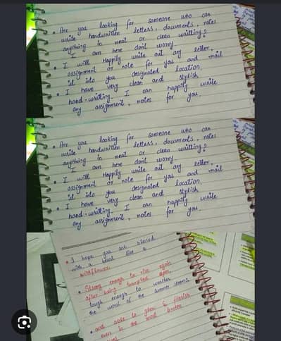 Handwritten assignment typing to MS word 50R/s page 6hours delivery