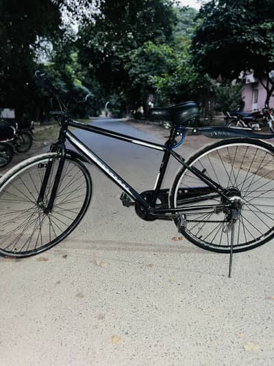 Imported black bicycle with full gears option