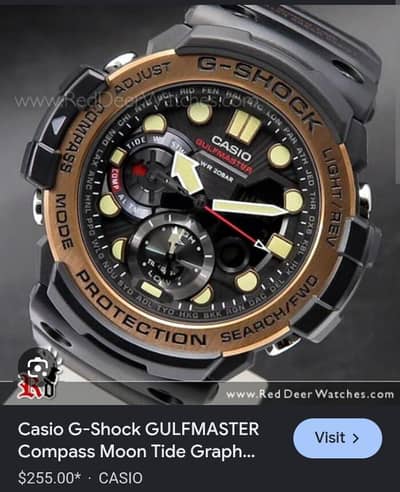 G shock gn1000rg model gulfmaster