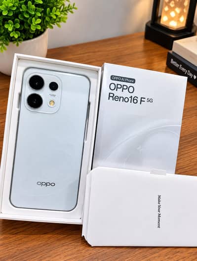 Oppo Reno 16f 5G 8GB,256GB just box open