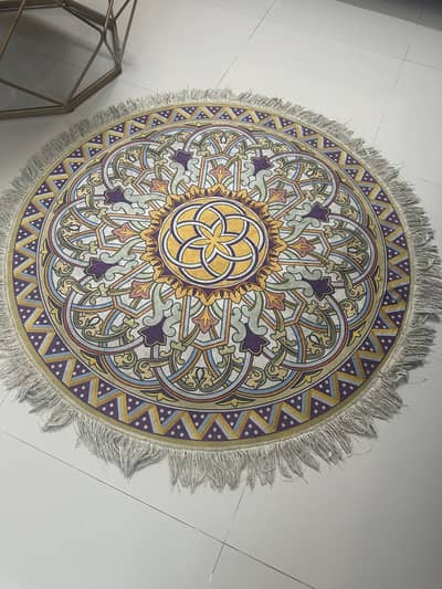 Round Turkish carpet for sale