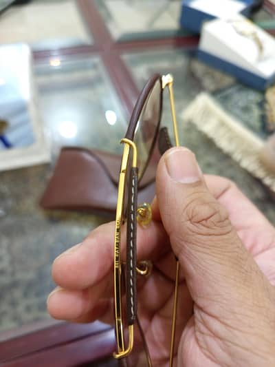 RAY-BAN ALL LEATHER VINTAGE AVIATOR