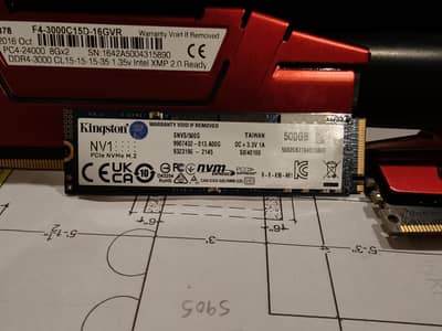 16gb 8x2 3000mhz ram & 500gb NVME