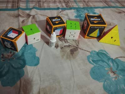 RUBICS CUBES FOR SALE WITH A FREE GIFT OF LUBRICANT