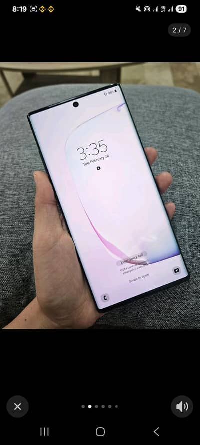 Samsung Mobile Note 10 Plus 12 ram 256 GB 0342/0708/863